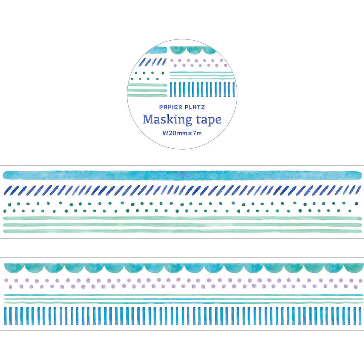 Masking Tape - Papier Platz - PAPIYA - Pattern 1
