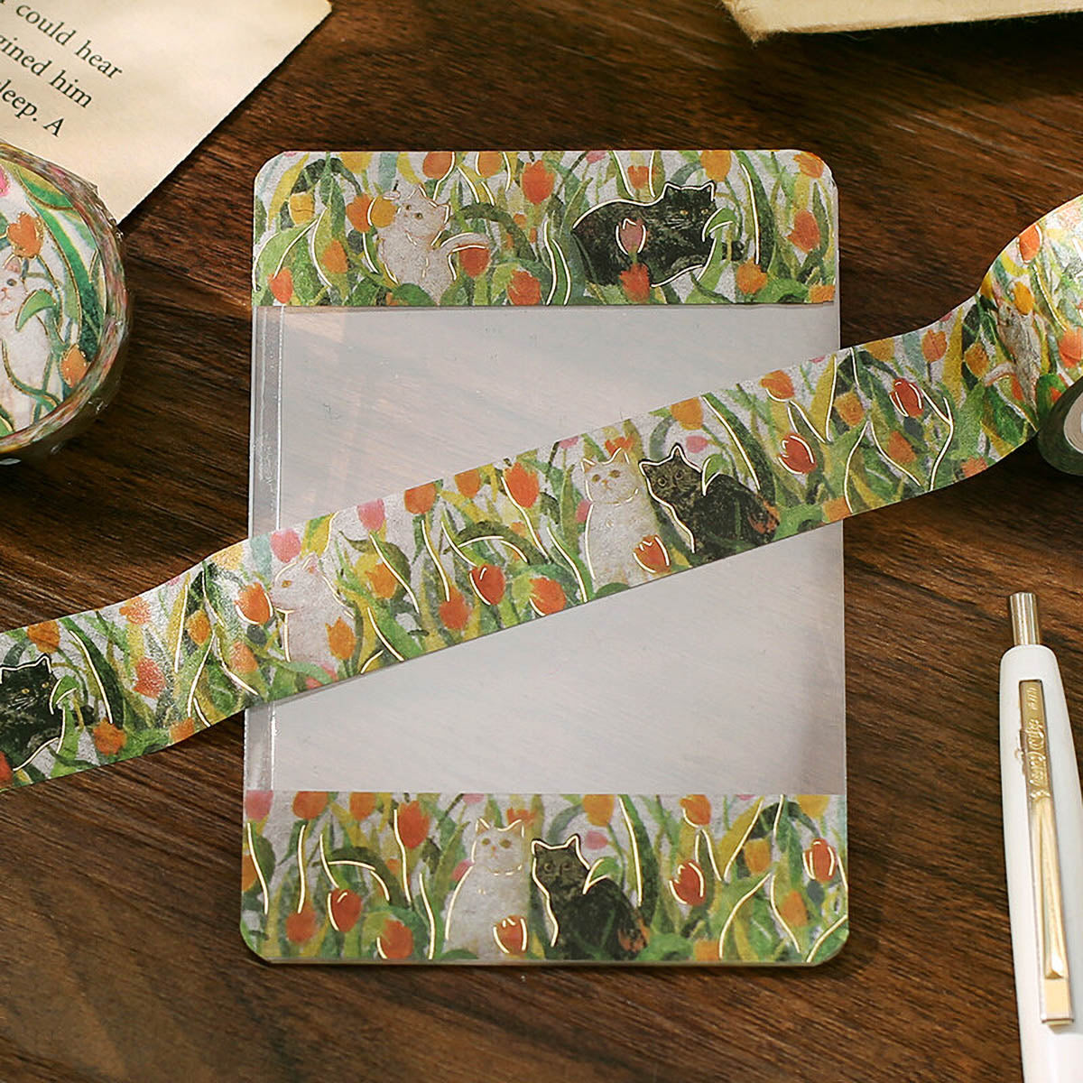 Masking Tape - Flowers and Cats