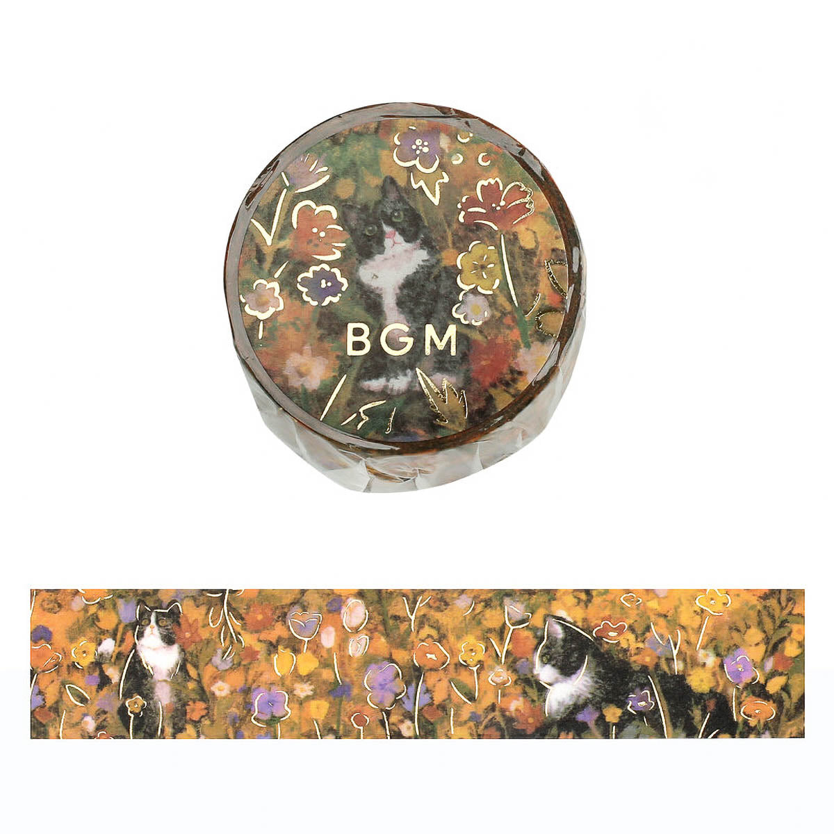 Masking Tape - Flowers and Cats