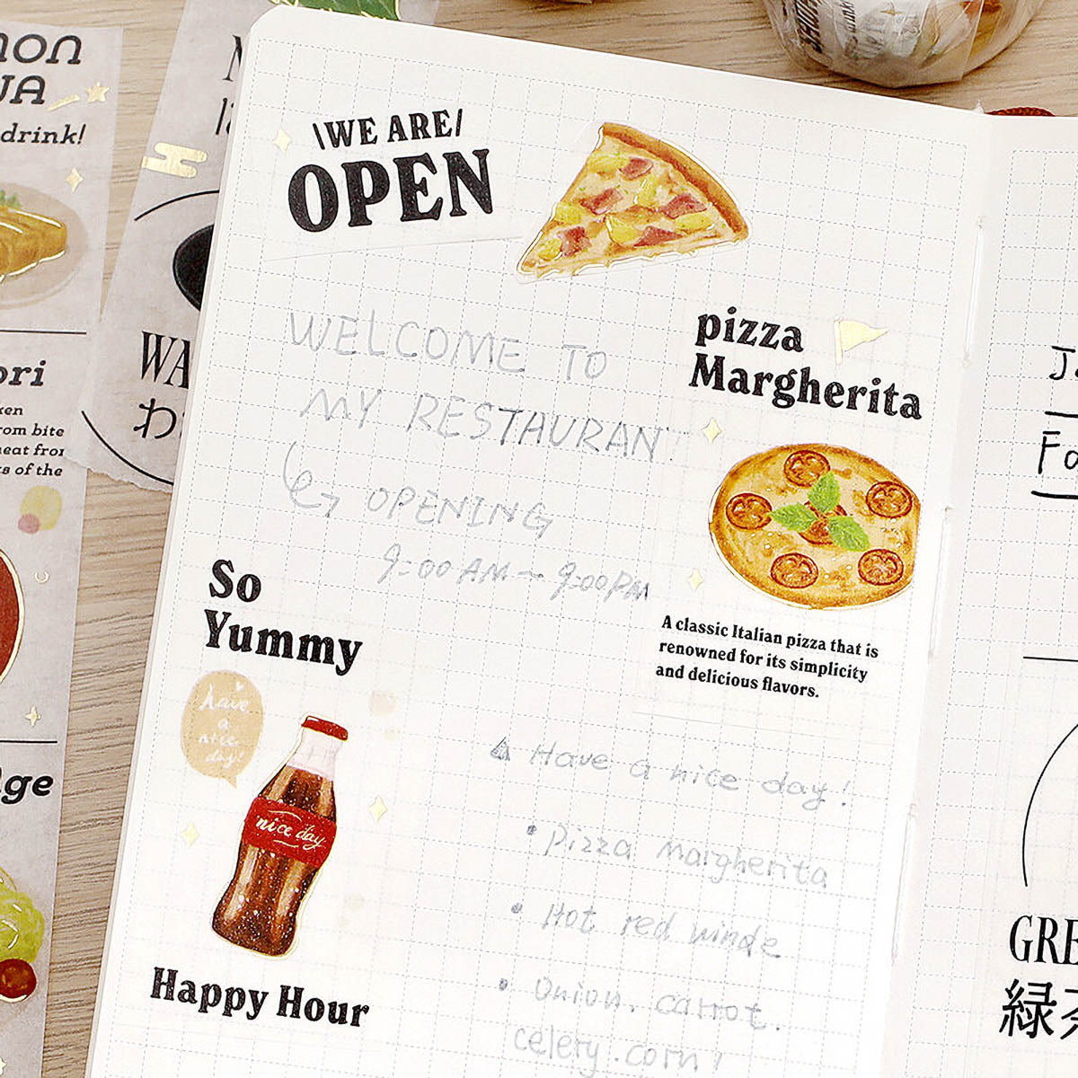 Masking Tape - Today's Menu