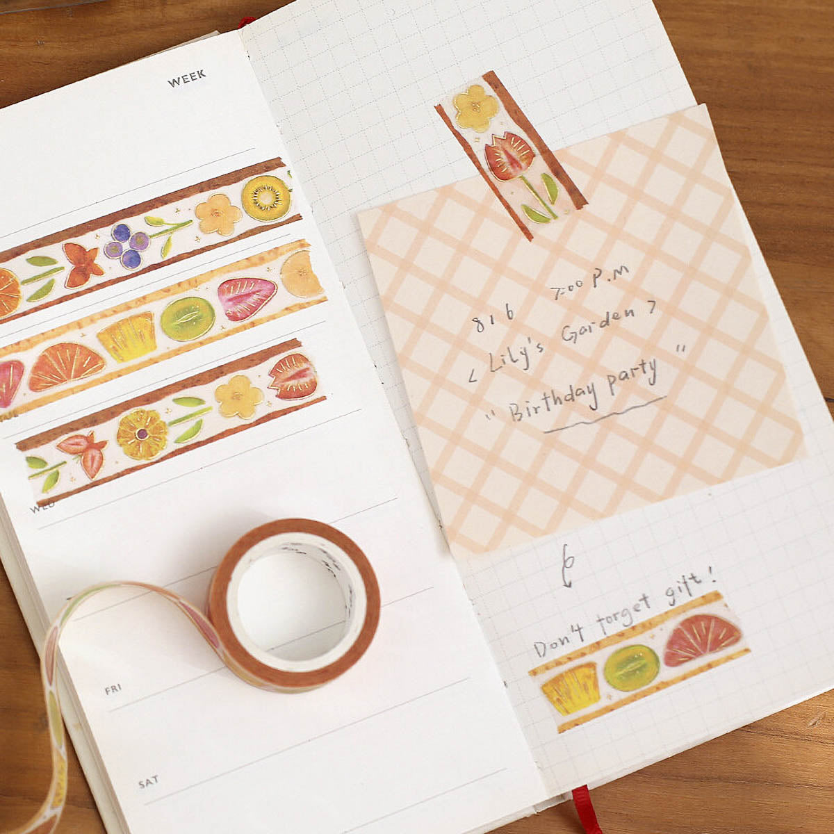 Masking Tape - Fruit Sandwich