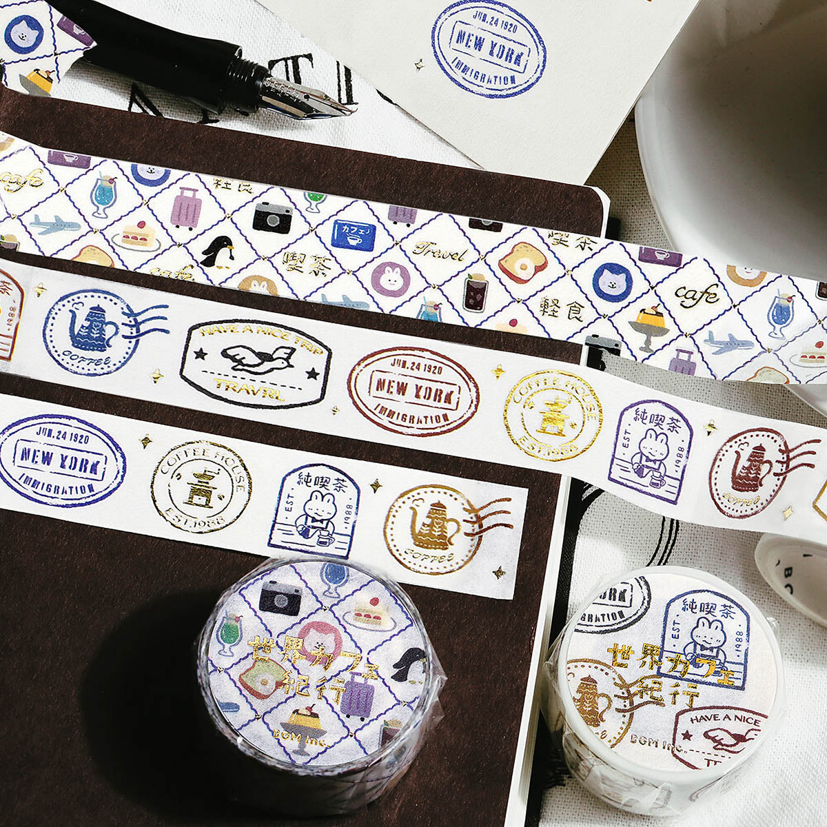 Masking Tape - World Cafe Travelogue