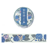Masking Tape - Foil Stamp »Kusahanafu« Flower Music