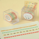 Masking Tape - 4 Rolls Set - Food