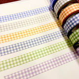 Masking Tape - Papier Platz - Gingham Check - Vol. 2 - Pale Colors