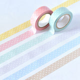Masking Tape - Papier Platz - Polka Dot - Pastel Tone