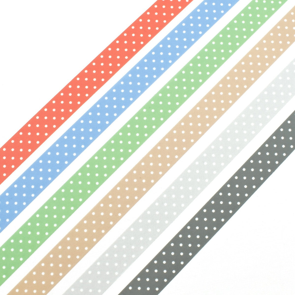 Masking Tape - Papier Platz - Polka Dot - Dark Tone