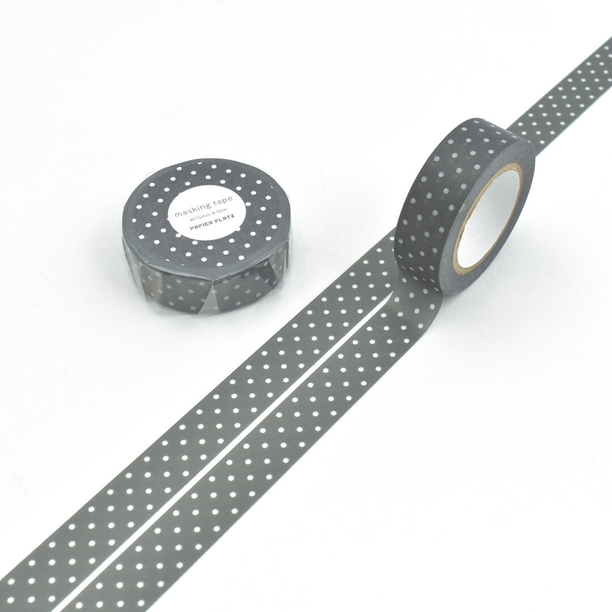 Masking Tape - Papier Platz - Polka Dot - Dark Tone