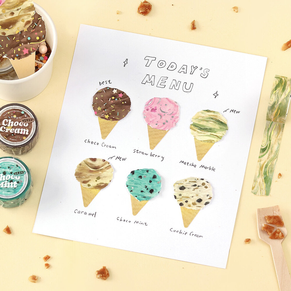 Masking Tape - We love Ice Cream