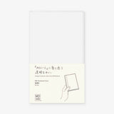 Notizbuchhülle - MD Notebook Cover - Clear
