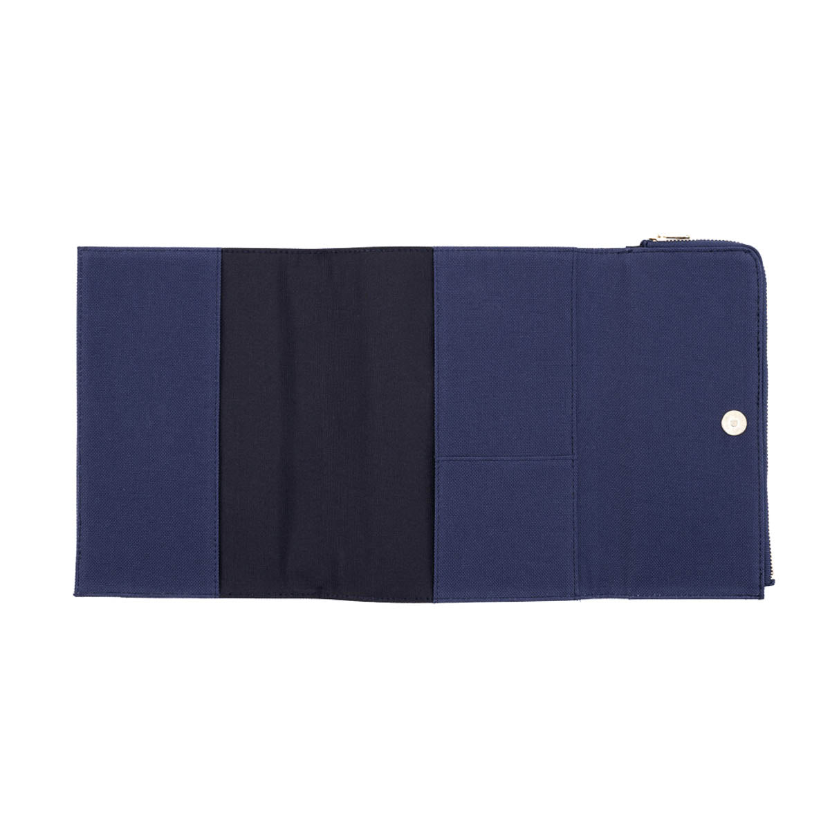 Notizbuchhülle - isshoni. - Canvas Notebook Cover with Pen Case B6
