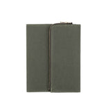 Notizbuchhülle - isshoni. - Canvas Notebook Cover with Pen Case B6