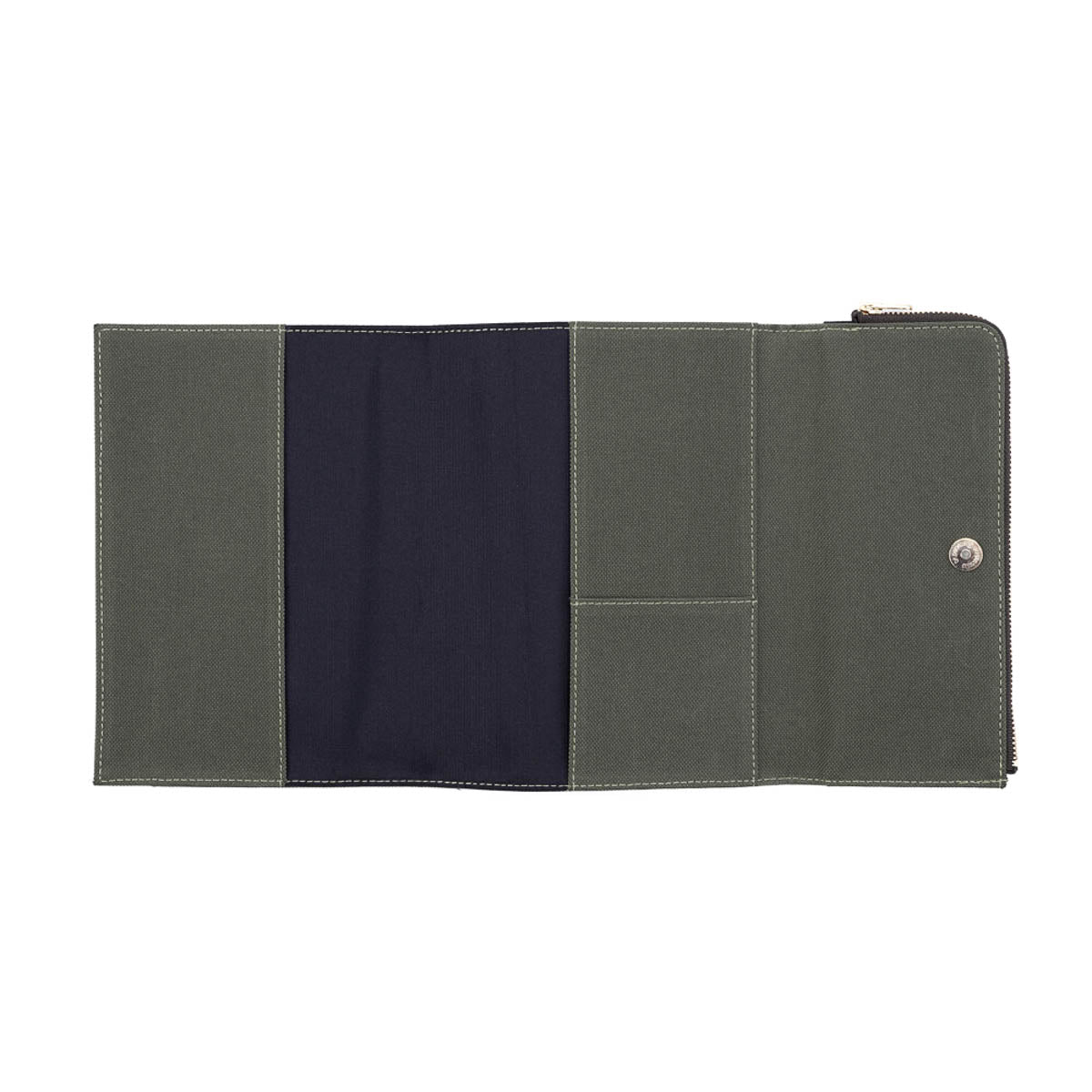Notizbuchhülle - isshoni. - Canvas Notebook Cover with Pen Case B6