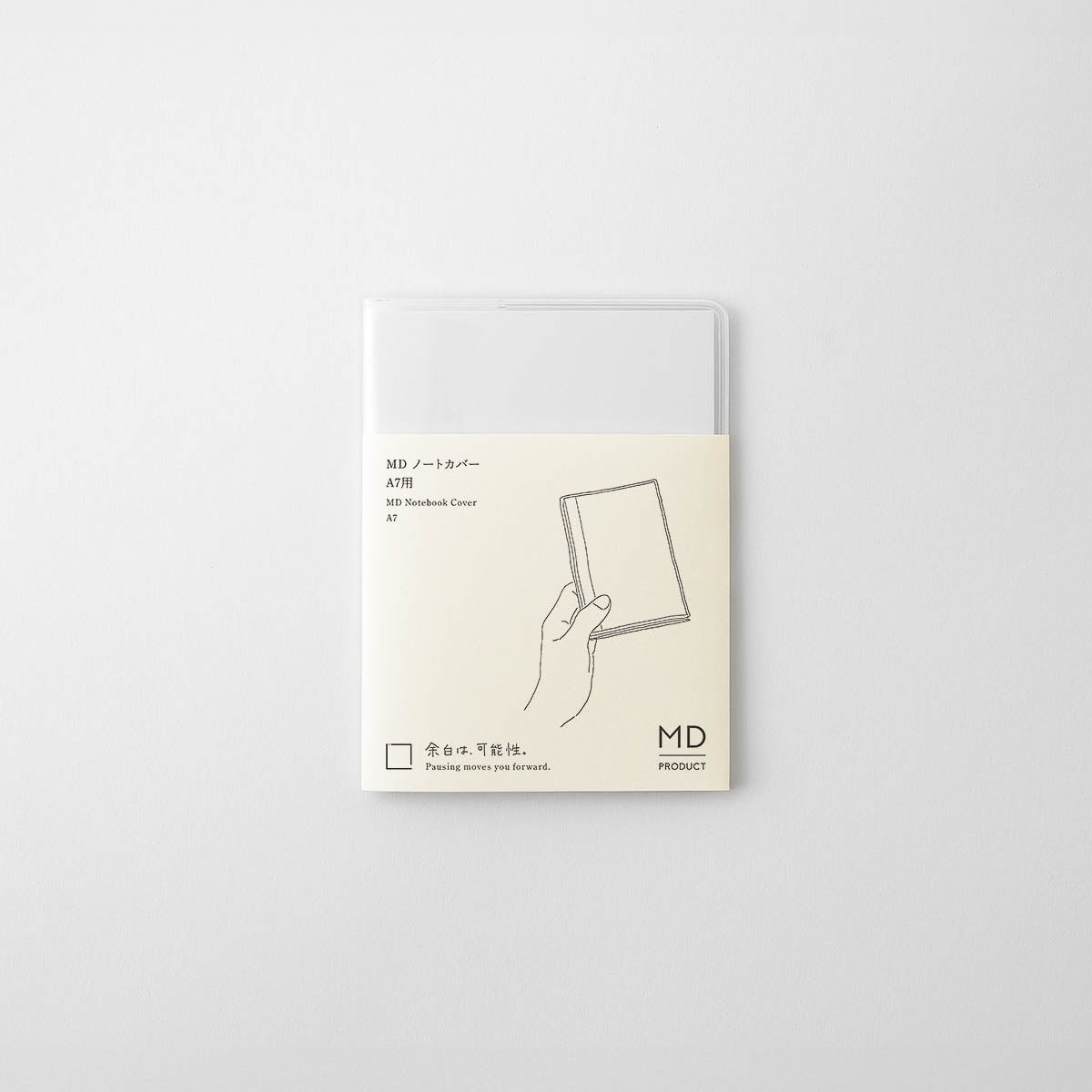 Notizbuchhülle - MD Product - MD Notebook Cover - Clear