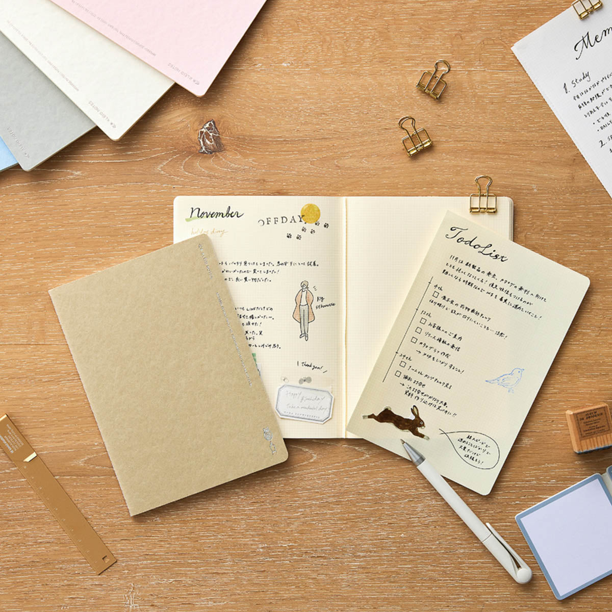Notizbuch - kleid - tiny grid notes B6