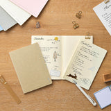 Notizbuch - kleid - tiny grid notes B6