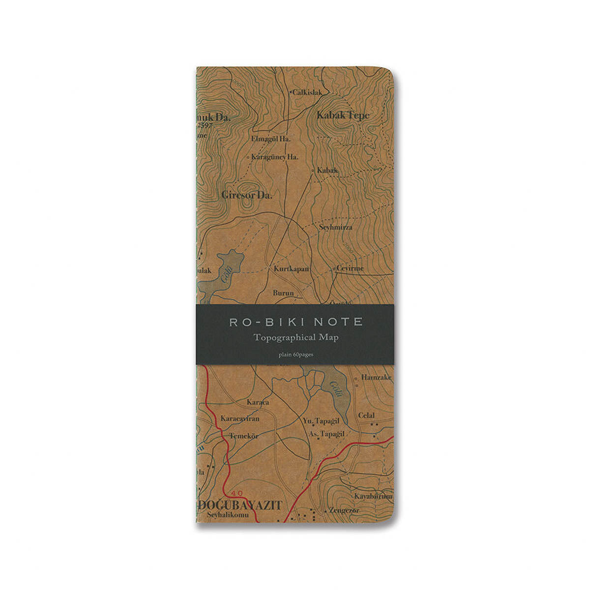 Notizbuch - Yamamoto Paper - RO-BIKI NOTE - Map Series