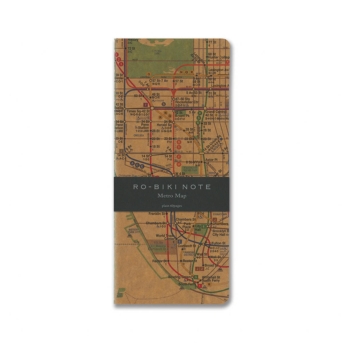 Notizbuch - Yamamoto Paper - RO-BIKI NOTE - Map Series