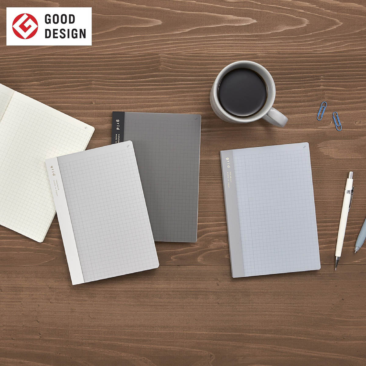 Notizbuch - isshoni. - Index Notebook B5 Grid