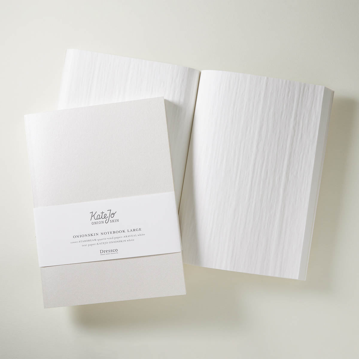 Notizbuch - Takeo Paper - Dressco - KateJo - Onion Skin - Large