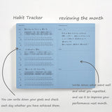Notizbuch - isshoni. - Daylog - 3-Monats-Journal - Slim