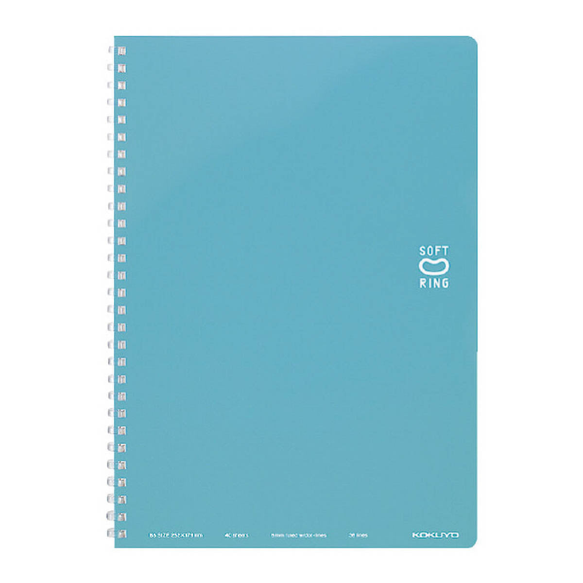 Notizbuch - Kokuyo - Soft Ring - B5 - liniert mit Punkten - 40 Seiten