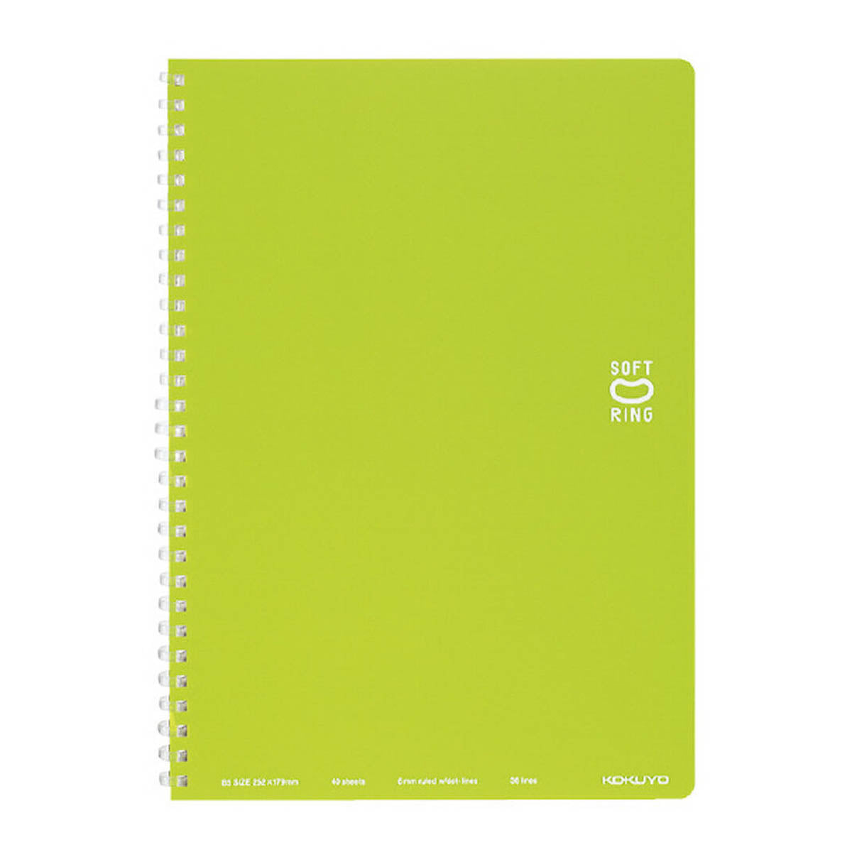 Notizbuch - Kokuyo - Soft Ring - B5 - liniert mit Punkten - 40 Seiten