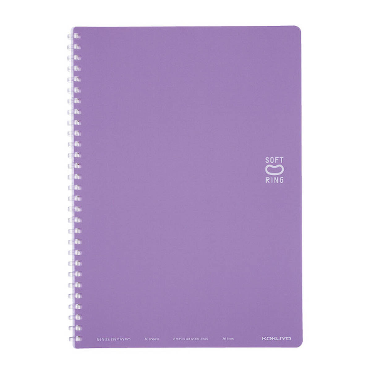 Notizbuch - Kokuyo - Soft Ring - B5 - liniert mit Punkten - 40 Seiten