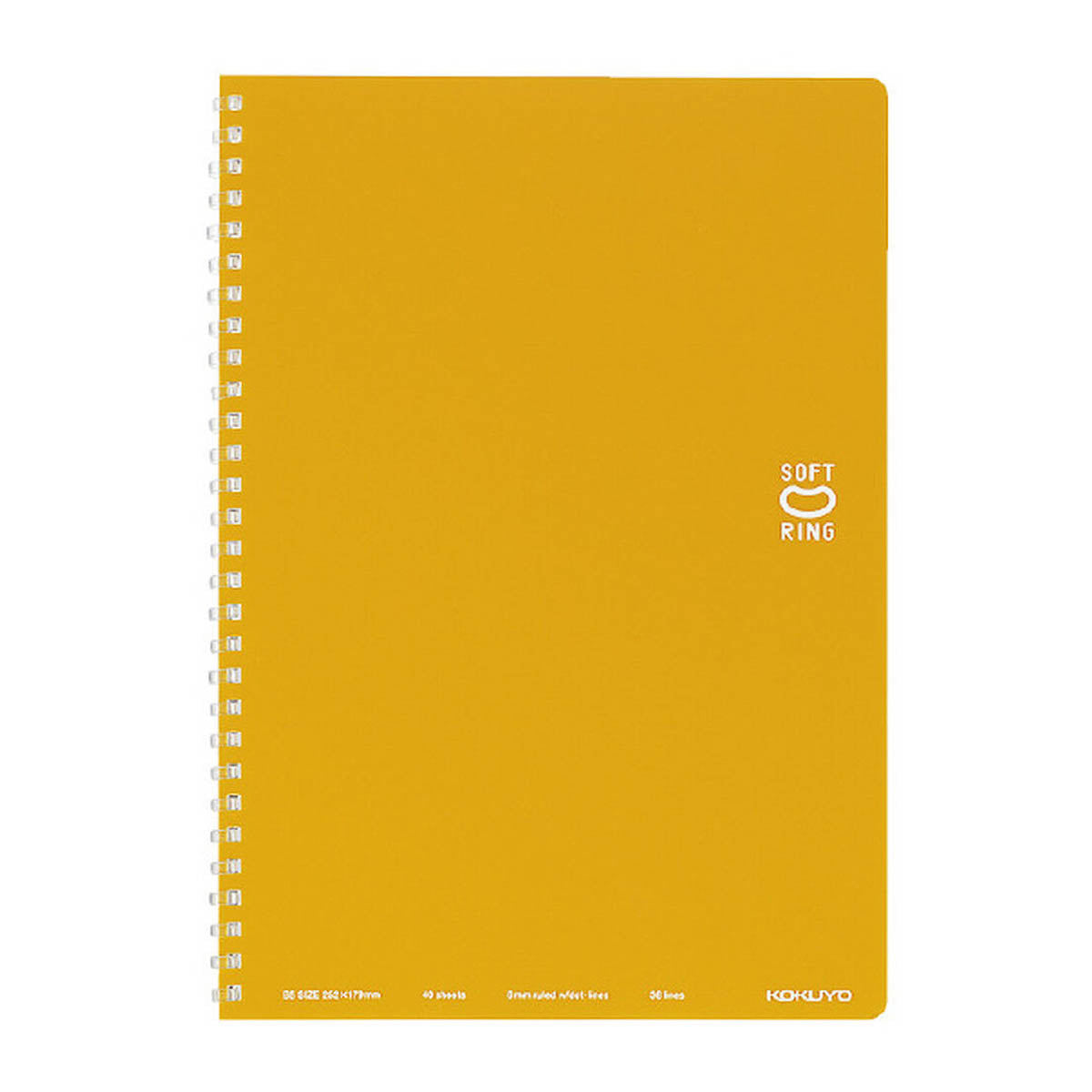 Notizbuch - Kokuyo - Soft Ring - B5 - liniert mit Punkten - 40 Seiten