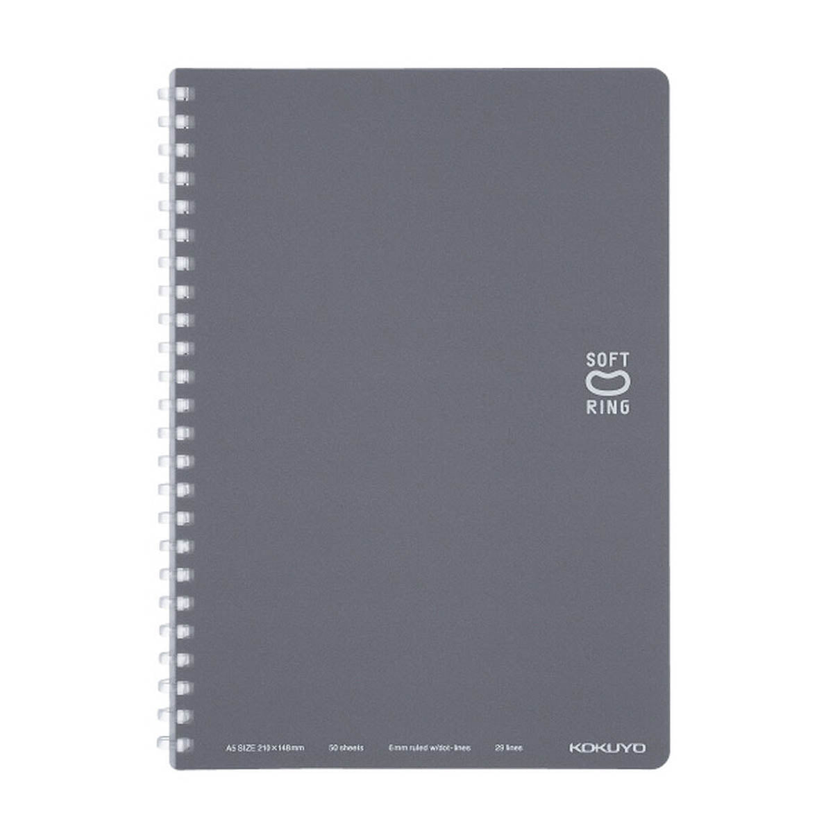 Notizbuch - Kokuyo - Soft Ring - A5 - liniert mit Punkten - 50 Seiten
