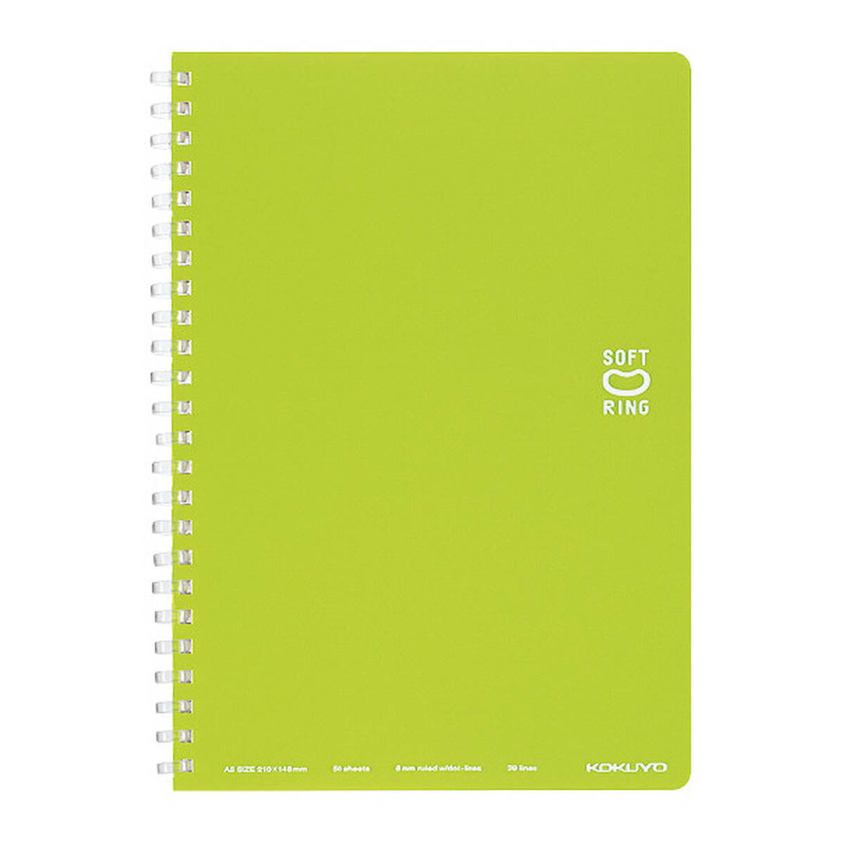 Notizbuch - Kokuyo - Soft Ring - A5 - liniert mit Punkten - 50 Seiten