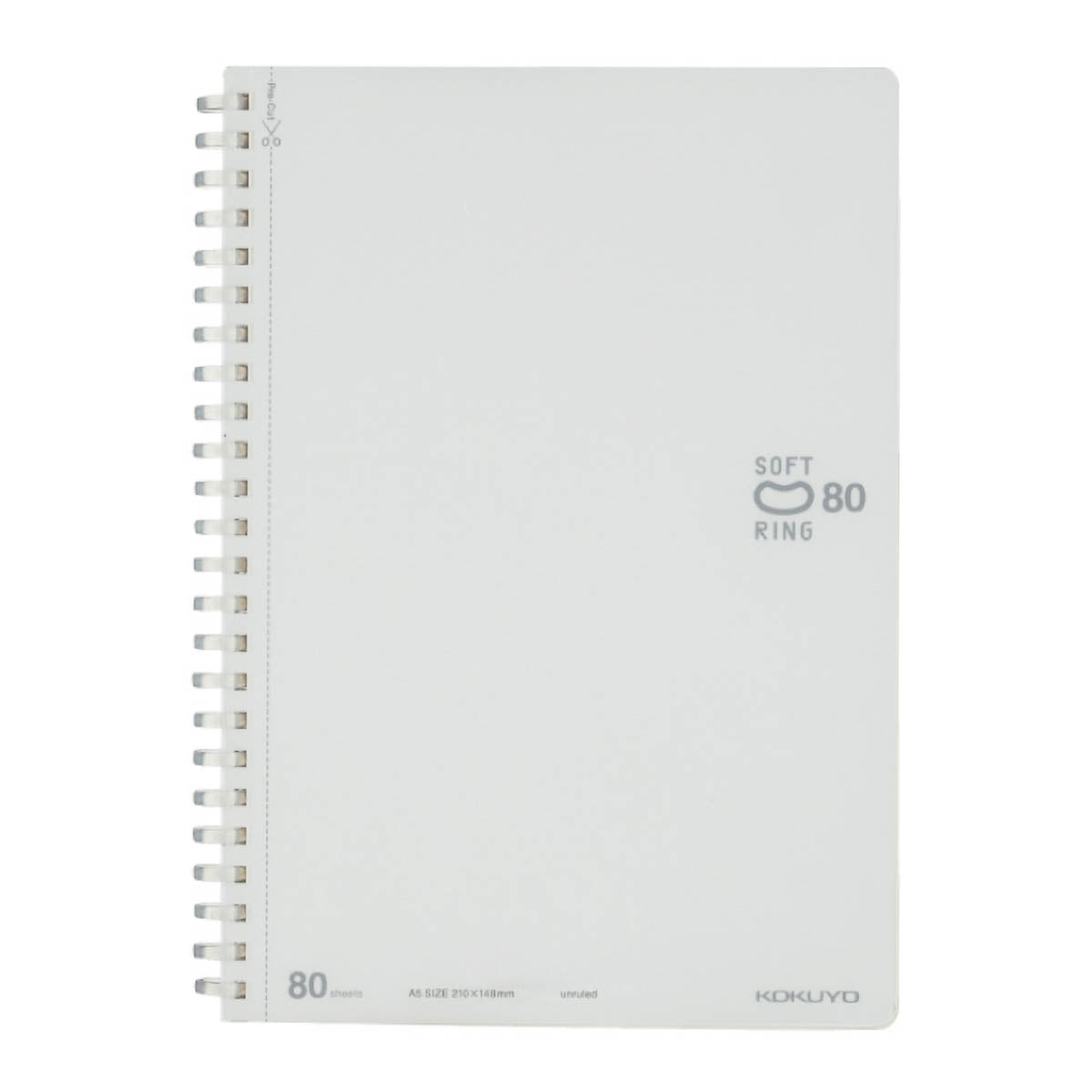 Notizbuch - Kokuyo - Soft Ring - blank - 80 Seiten