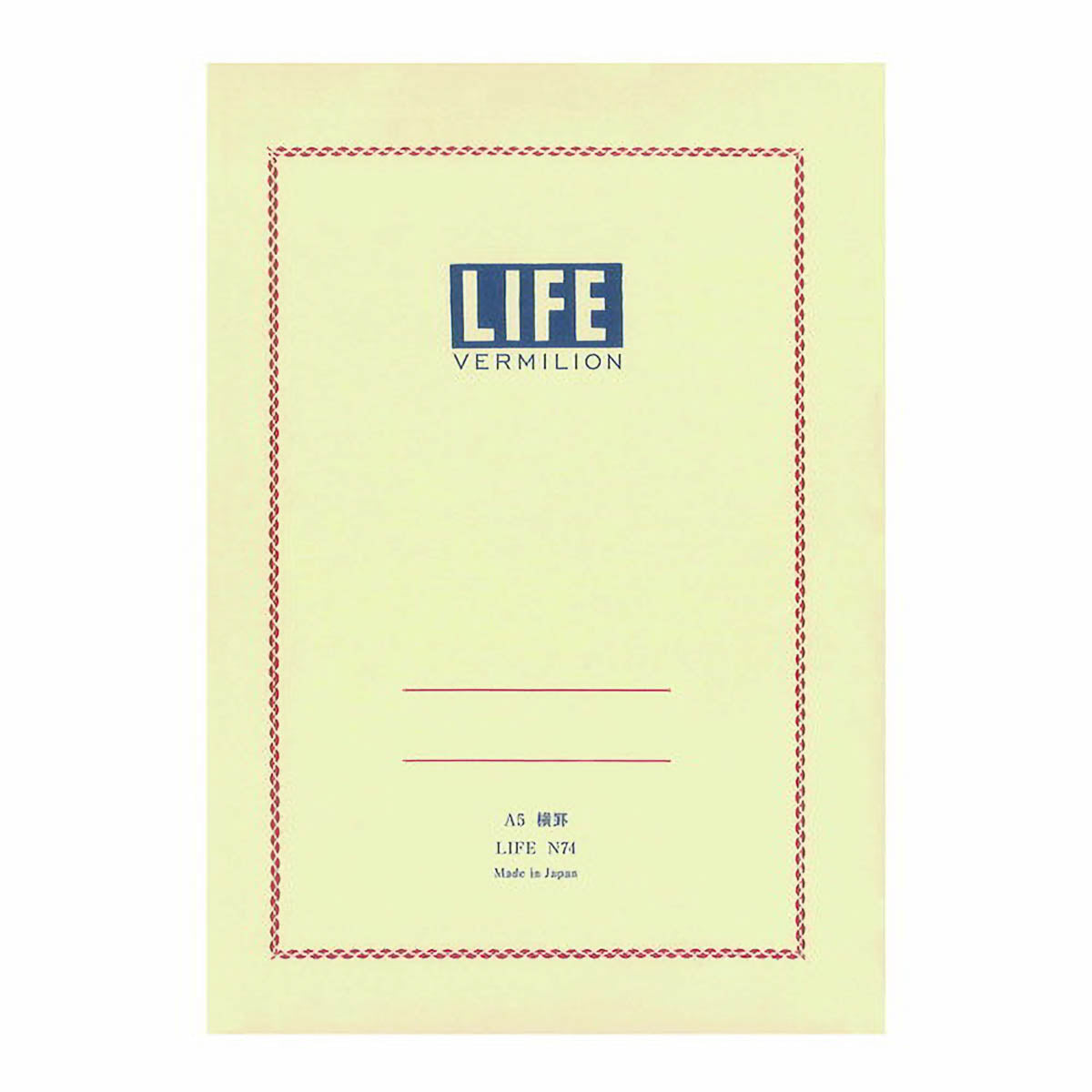 Notizbuch - L!FE - Vermilion