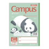 Notizbuch - Campus - Tiere - B5 - 5mm Punkt-Raster mit 10mm Linien-Raster