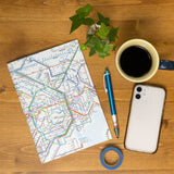Notizbuch - Tokyo Cartographic - Railway Map A5