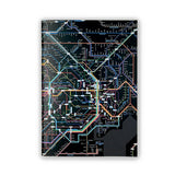 Notizbuch - Tokyo Cartographic - Railway Map A5