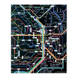 Notizbuch - Tokyo Cartographic - Railway Map A5