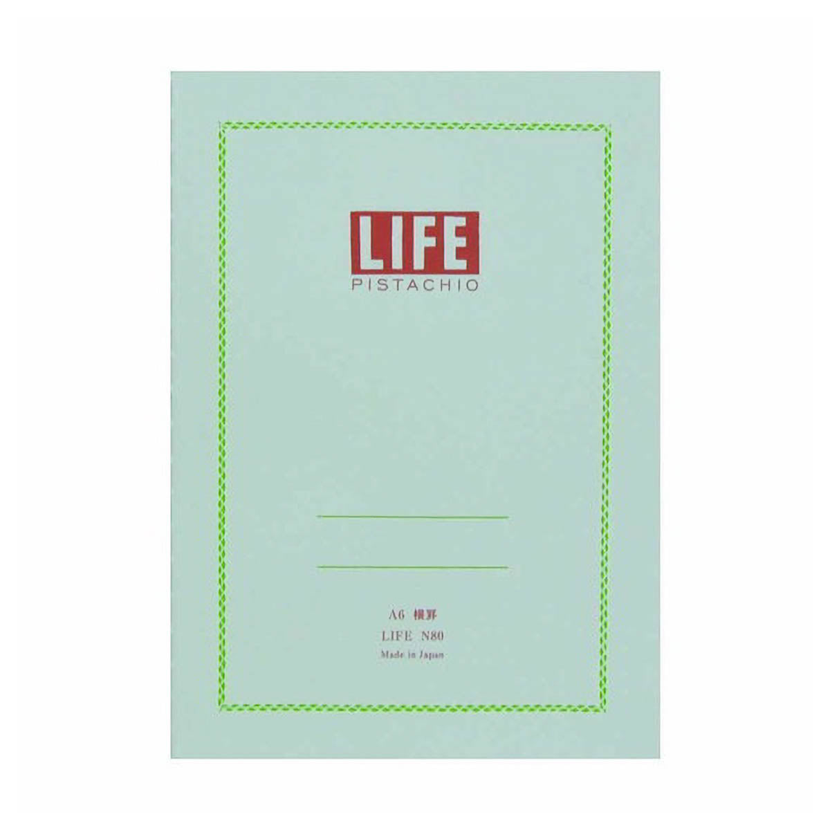 Notizbuch - L!FE - Pistachio