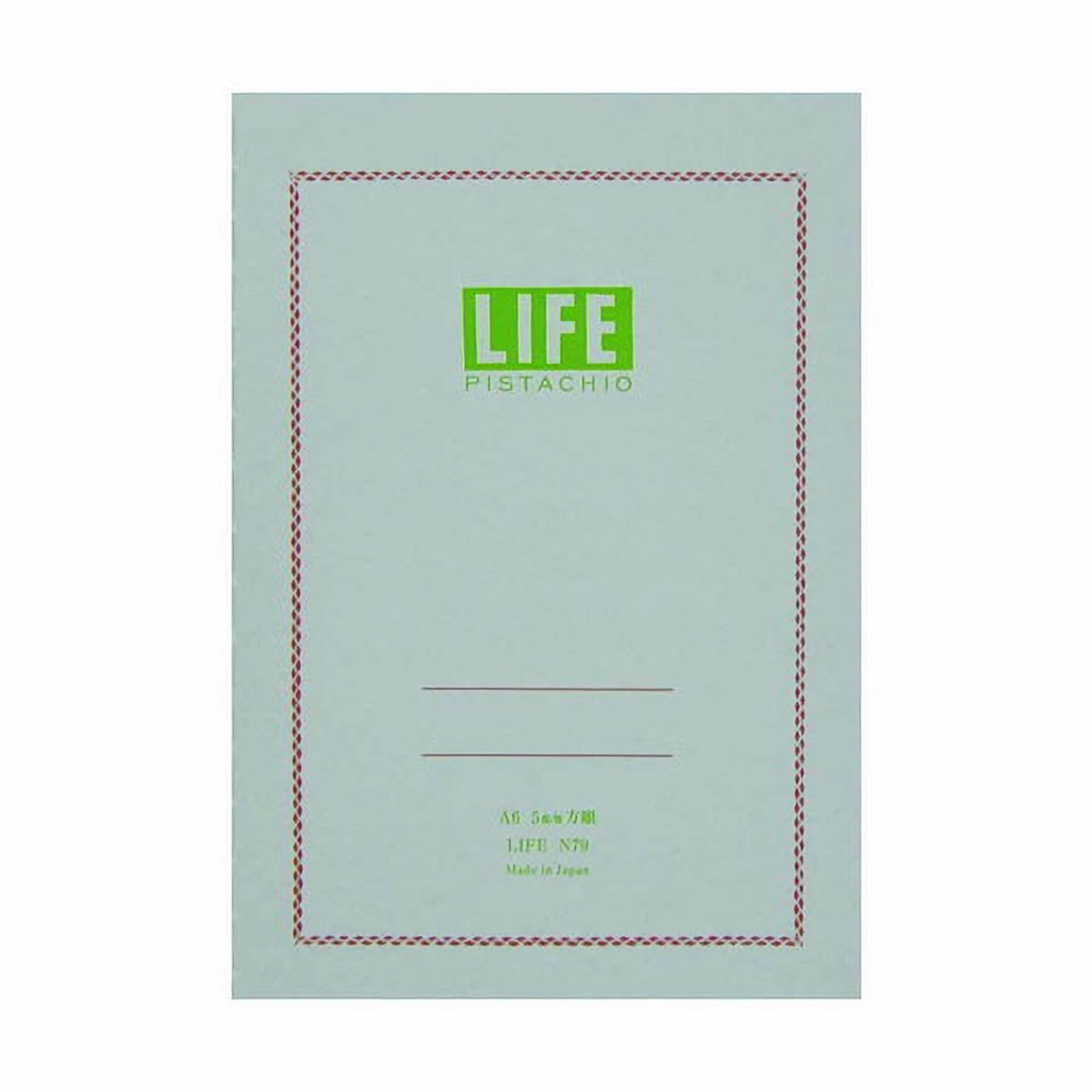 Notizbuch - L!FE - Pistachio