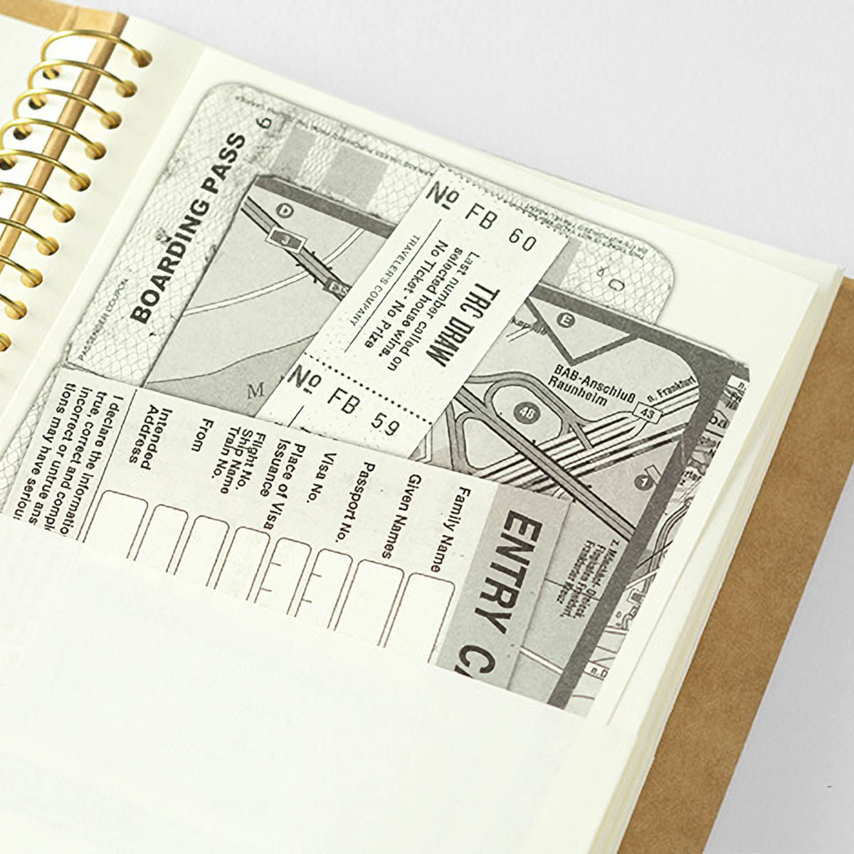 Notizbuch - Spiral Ring Notebook - A5 Slim