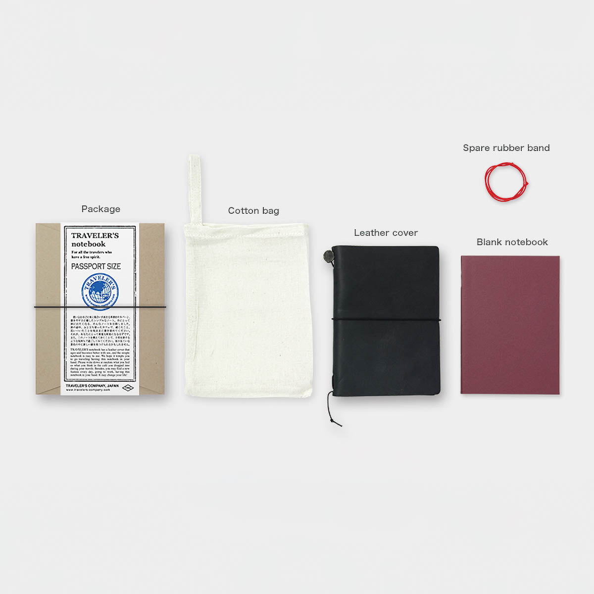Notizbuch - TRAVELER'S notebook - Passport Size - Starter Kit