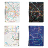 Notizbuch - Tokyo Cartographic - Ring Book - Railway Map