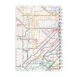Notizbuch - Tokyo Cartographic - Ring Book - Railway Map