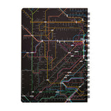 Notizbuch - Tokyo Cartographic - Ring Book - Railway Map