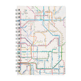 Notizbuch - Tokyo Cartographic - Ring Book - Railway Map