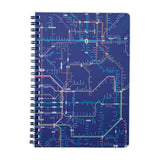 Notizbuch - Tokyo Cartographic - Ring Book - Railway Map