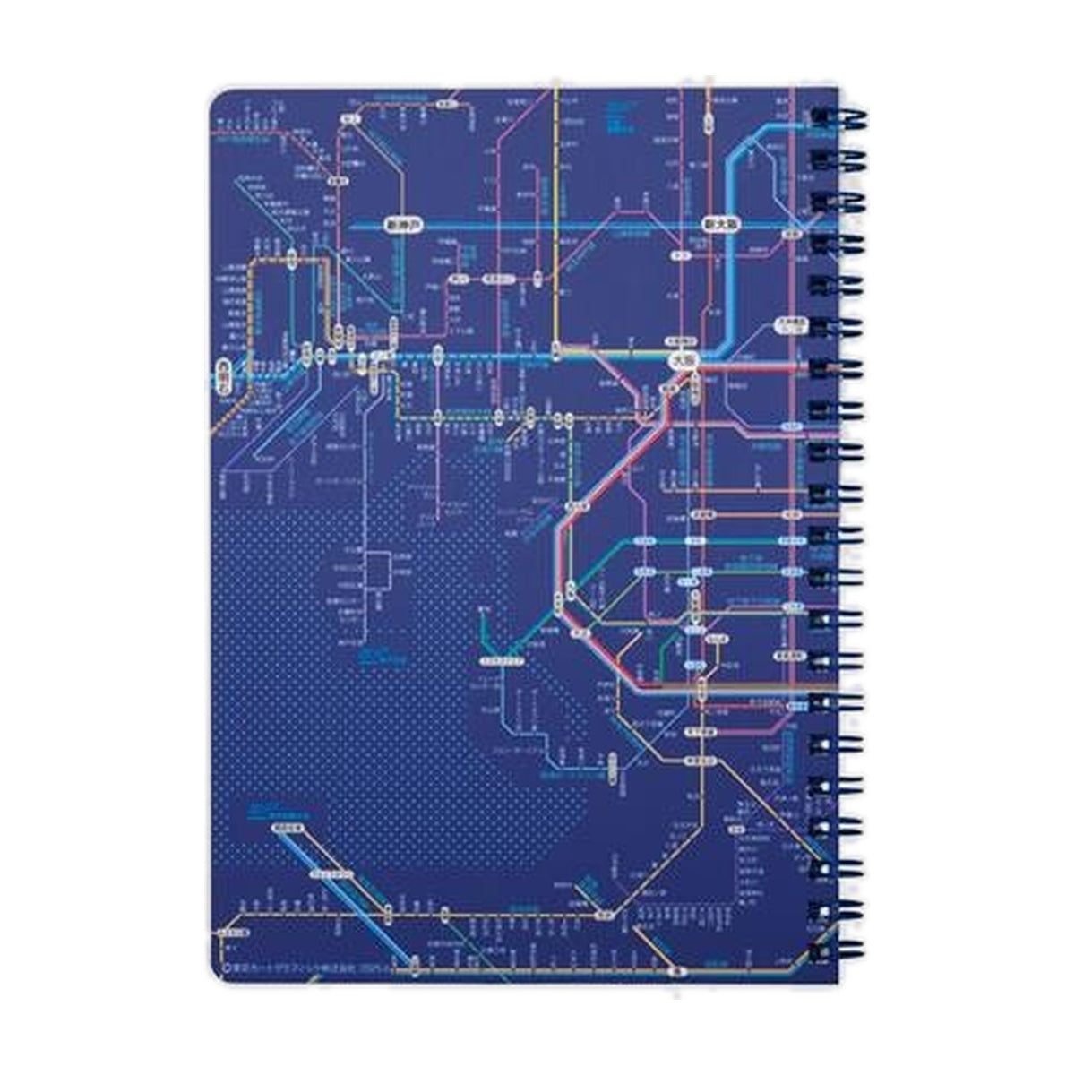 Notizbuch - Tokyo Cartographic - Ring Book - Railway Map