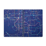 Notizbuch - Tokyo Cartographic - Ring Book - Railway Map
