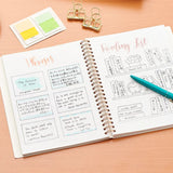 Notizbuch - Sept Couleur - 2026 Colors - 3mm Grid - A5