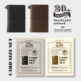 Notizbuch - Traveler's Notebook - Card Size - 20th Anniversary Set